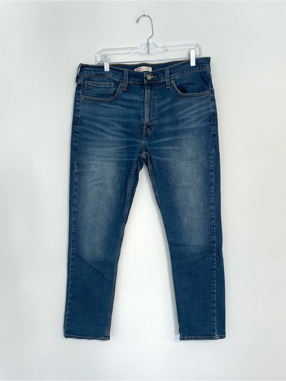 Signature by Levi Strauss Men's Indigo Slim Straight Jeans